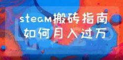 steam搬砖怎么月收入10000+，价值4000的教程