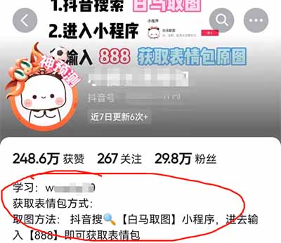 抖音表情包新玩法,人人可做,日入300+