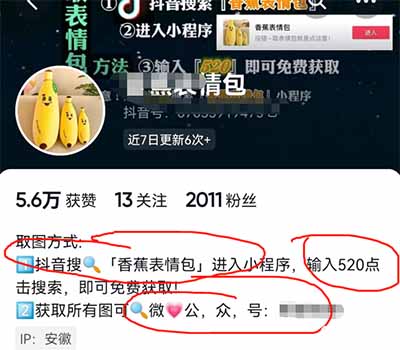 抖音表情包新玩法,人人可做,日入300+
