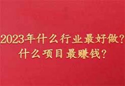 2023年什么行业最好做？什么项目最赚钱？公域粗糙短视频引流私域变现