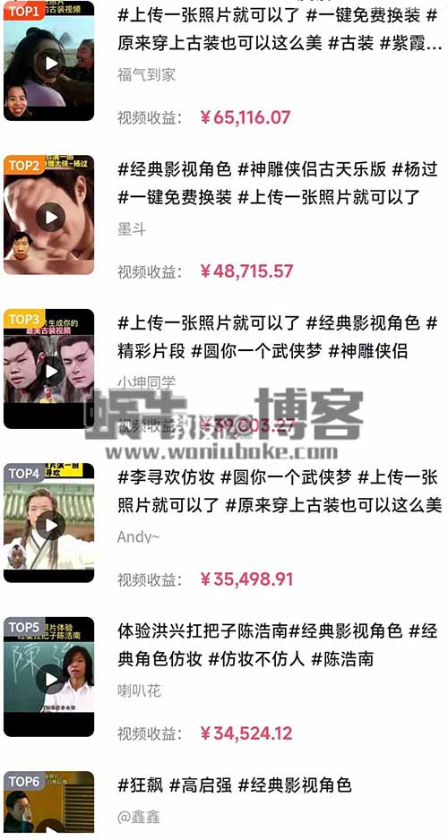 最近爆火的抖音小程序项目，新手一个作品赚了60000+