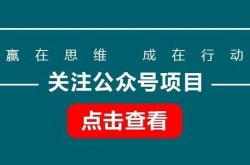 副业：关注公众号项目，操作简单，可以找人代做赚差价