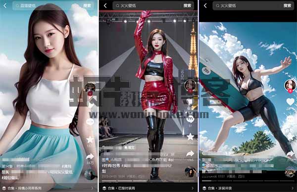 借助AI风口，发布美女视频，新手小白日入500+