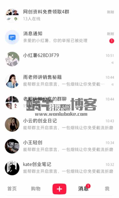 小红书群禁言虚拟项目，0成本一单99元，一天收益几百+