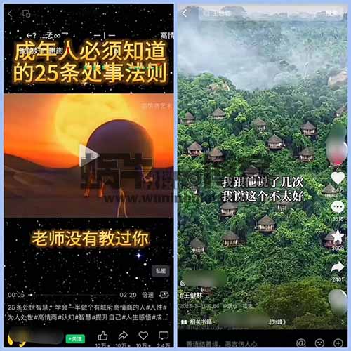 短视频个人成长，为人处世类的账号赚钱项目拆解，新流量玩法月入2W+