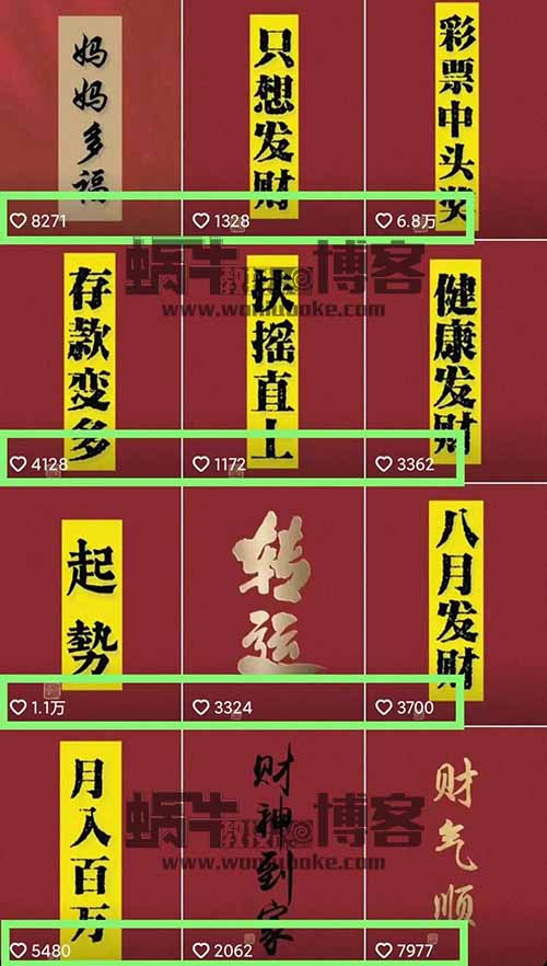 财神祝福，老赛道新玩法，制作简单无门槛，适合新手小白