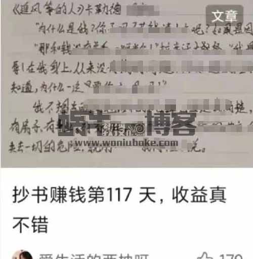 圈内抄书项目，外面收198-298，无偿分享