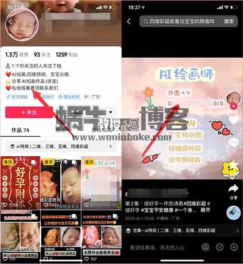 四维彩超AI预测宝宝项目，一单99元，日入1000+