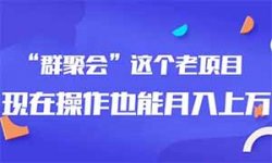 收入可观的群聚会，不起眼但能闷声发财，操作玩法分享给你