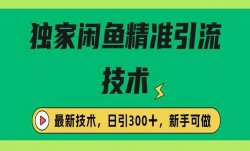 闲鱼引流创业粉新玩法，日引300+