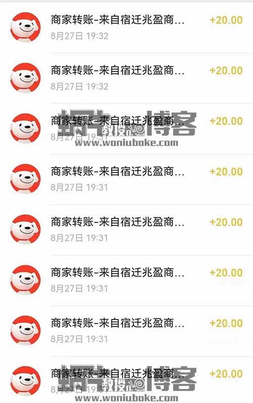 一单20,一个账号500,收益无上限的最强无脑拉新