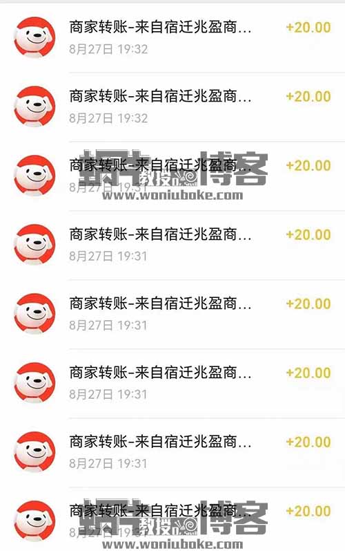 一单20，一个账号500，收益无上限的最强无脑拉新