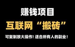 非常推荐的副业搬砖项目，单天收益200-2000+