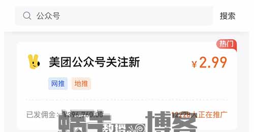 轻轻松松30元，解锁冷门玩法，关注公众号赚佣金