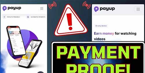 PayUpVideo观看视频，每天赚1美金