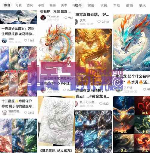 龙像封面图片AI玩法,龙年不可错过的搞钱方式,月售8000+单(教程+工具)
