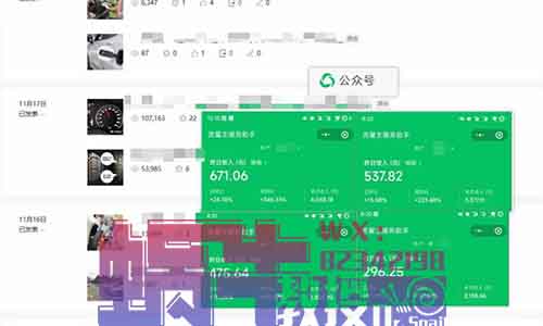 想做公众号，不会写文章，可以试试这样玩今天为大家拆解的项目是：想撸流量主收益，不必花费心思写文章的公众号玩法项目介绍一直没有为大家介绍过公众号，这方面的教程其实并不少，很多圈内人都在推荐，或是收费培训。看到他们晒的图，我也很心动，不要说每天收益几千，每天有几百块都好啊。但实际上，很少人能达到这个收入。以前的公众号很难做，今年平台开始有了推荐机制，会在用户观看时随机推荐同类文章，所以很多人以些为由，大力宣传，号召大家都去撸流量主收益。但绝对没有宣传的那么乐观，收入更是不好说。抖音的流量那么大，不也有那么多人做不起来？想要追求收益，就要迎合用户口味。标题要诱人，内容也要是喜闻乐见的。什么样的内容，什么的标题吸引人观看，大家直接去找那种10万+的文章来看就明白了。又有很多人宣称，使用AI自动生成文章，操作很轻松。用AI能写文章吗，当然可以，质量当然就一般，靠的是大力出奇迹，一个人操作多个账号，一天发布多篇文章。操作要点目前，一个人只能注册一个公众号，一天只能群发一次。当然，账号可以找家人，还可以注册公司，用营业执照申请。每天可以同时群发一次，一次可以同时发8篇文章，另外你还可以多次发布文章。群发是会通知所有关注的用户，通过“发布”按钮发布内容，不限次数，但是发布的内容，不会显示在粉丝看到的发布列表里面，粉丝也看不到。需要通过“搜索”公众号文章的标题及关键词等，才能找到通过“发布”按钮发布的内容，或者通过你分享的链接或朋友圈等方式，才能看到内容。今天写这篇文章，是为了让大家不去做公众号吗？当然不是，要不要做，做什么，在哪个平台去操作，是很个人的问题，任何外人的意见，都只能做为决定的参考。本文只想告诉你，这个行业的一些情况。蜗牛教授博客www.woniuboke.com如果你真的想要去做公众号，个人建议新手去做小绿书。为什么叫小绿书，因为跟小红书类似。也有人把微信看一看叫做小绿书，不争议到底应该是哪个，本文今天聊公众号。这也是公众号推出的新展现方式。都知道公众号是图文平台，有文字有图片，但大多数文章还是以文字为主。而小绿书，是以图片为主。不需要写文章，就解决了很多人写不出，不会写的难题。你可以当做小红书来做，只不过发布平台不一样。首先，你需要注册一个公众号。百度搜索“微信公众平台”，找到后面带“官方”字样的，点击进入。在登陆二维码上方，有个“立即注册”，选择第一个“订阅号”，填写邮箱，就用QQ邮箱来注册，会发送验证码到邮箱，收到后填写，设置密码，同意协议，点下面的“注册”。公众号是需要实名认证的，一个身份信息只能实名一个账号。建议想好做什么领域，准备好昵称，头像再去注册，修改昵称头像每年有次数限制。公众号也不需要养号，开通后就可以去发布作品。传统的文章在“新的创作”里，点“图文信息”，去编辑图文就可以了。小绿书是点“图文/文字”进入，上传图片，输入标题，填写描述，就可以去发布了。有不少人是在红薯平台寻找对标账号，下载作品进行模仿，或是去重处理后去发布。对于领域，赛道，作品制作，这里就不多说了。达到500粉丝就可以开通流量主收益，也就是在文中，文末插入平台广告，根据浏览量和点击量，获得相应的收益。收益不是固定的，一万收益在二十多到100区间，根据文章内容，广告内容来计算。其他收益，粉丝达到2000，就可以到一些平台去接广告，比如新榜有赚，微小宝等平台，一般根据阅读量获得相应的收益。另外有广告主联系你，直接投放广告，价格根据粉丝量和你的平均阅读量来定，双方商定，先付款，后发广告。广告一般保留24小时，也有的只要求几个小时，内容一般比较敏感。一些虚假广告是不能接的，轻者限制操作，重者永远封号。比如打字，刷单，理财，充值类的，就是雷区。