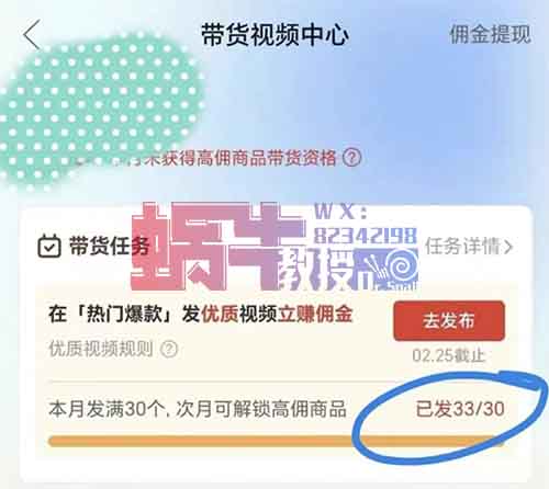 拼多多视频带货，一部手机就能做的副
