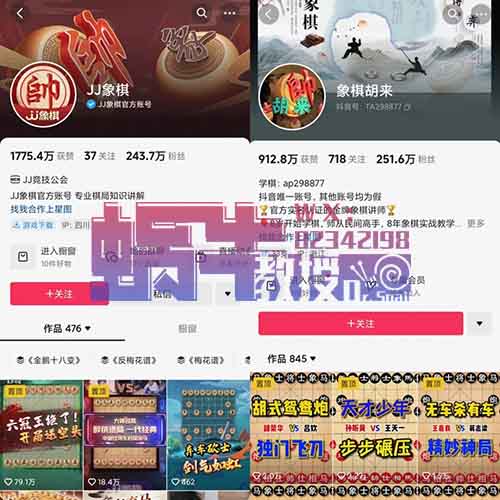 象棋另类玩法，一单29.9，条条原创易上手，小众冷门长期