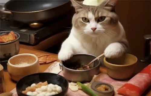 借助AI快速起号,猫咪做饭火了