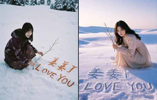 雪地代写博主粉丝3.5万……升级版来了,一键换脸,纵享丝滑