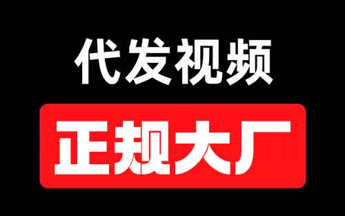 正规大厂出品,视频代发,一条5块,日入1000