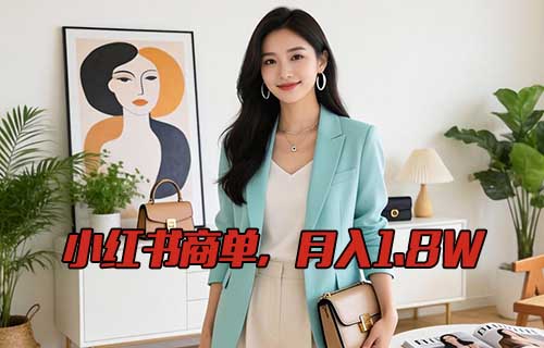 她在小红书接商单30天赚了1.8万，只要用好这款AI工具，你也能轻松做到！