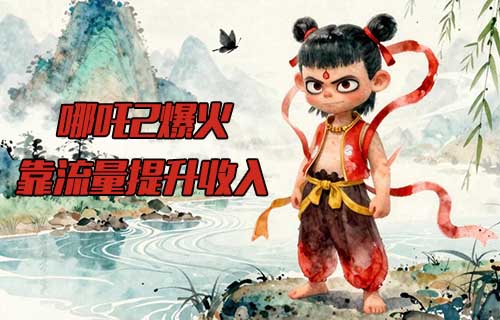 哪吒2爆火，有人这样做，靠这个热点狂揽流量提升收入（附付完整教程）